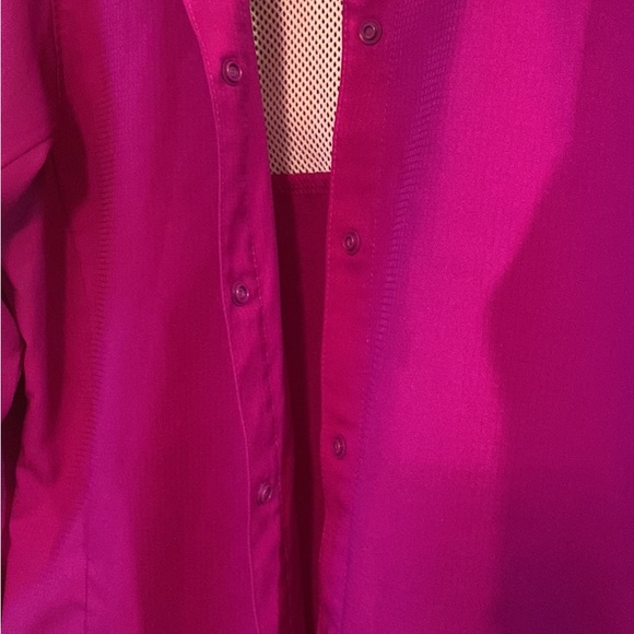 Columbia Fuchsia Mesh Sporswear Sz Small - Picture 4 of 10
